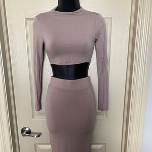 Taupe Naked Wardrobe Two Piece